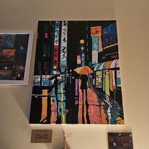 Tokyo Nightscape Canvas Art